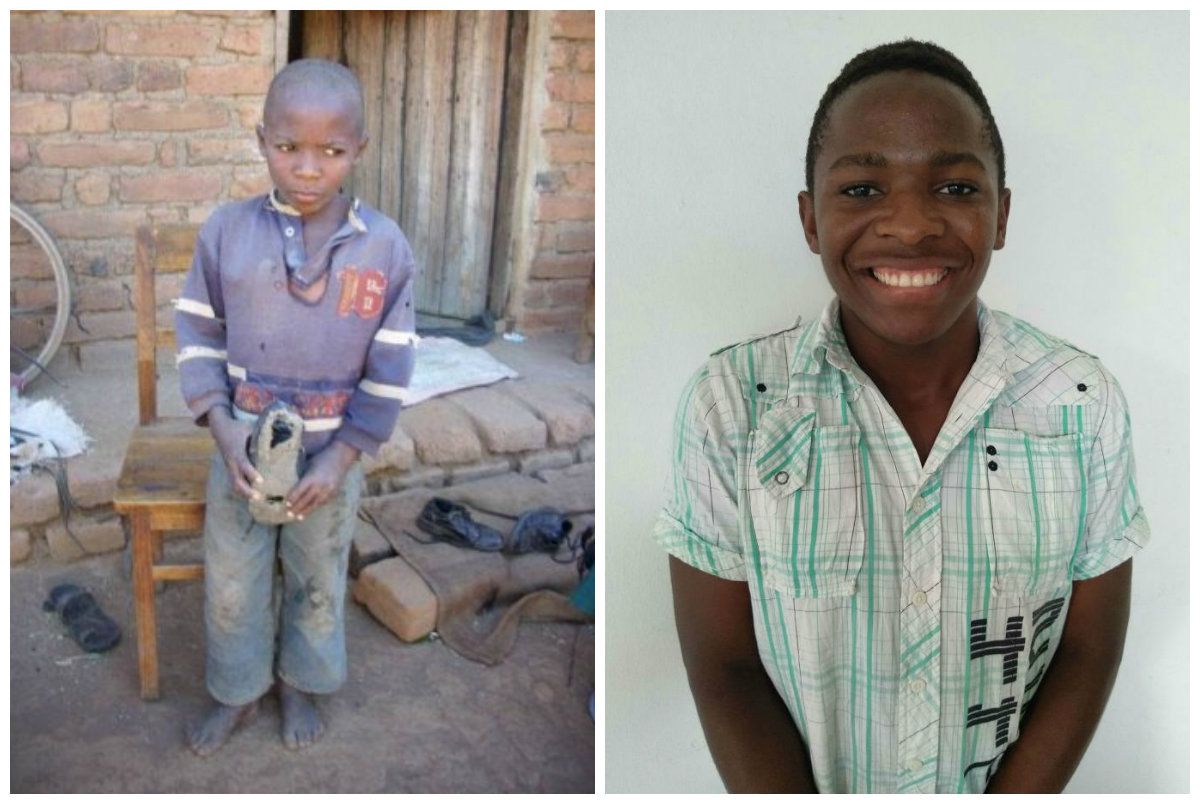 Raphael kad je došao u sirotište i danas