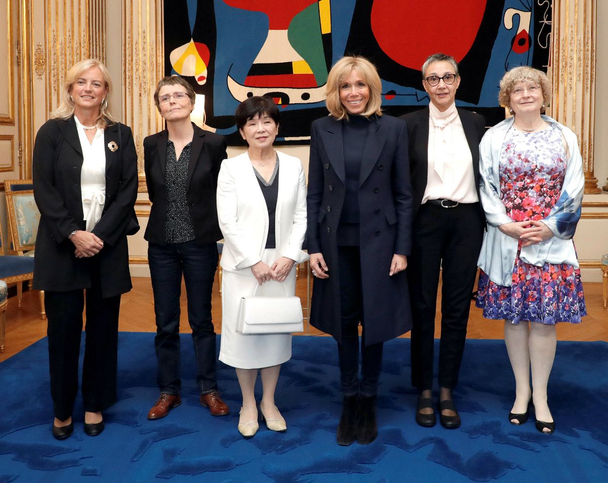 Francuska prva dama s dobitnicama nagrade