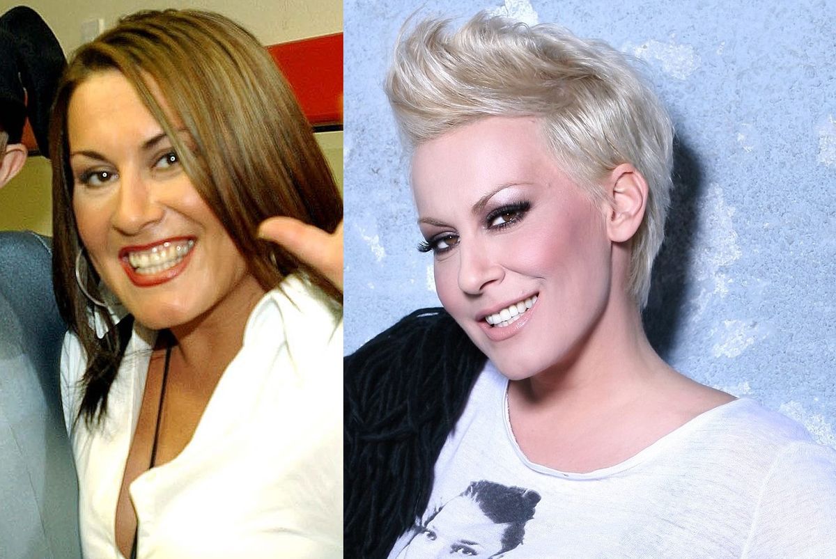 Indira Levak kao brineta i plavuša