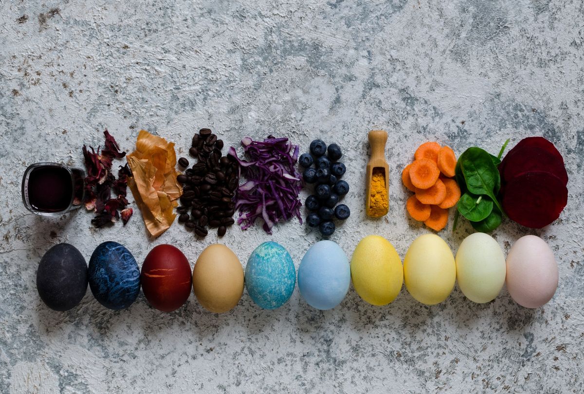 Pisanice obojane prirodnim bojama