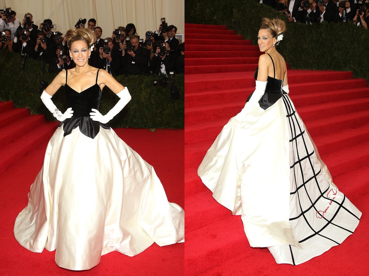Sarah Jessica Parker u Oscar de la Renta toaleti