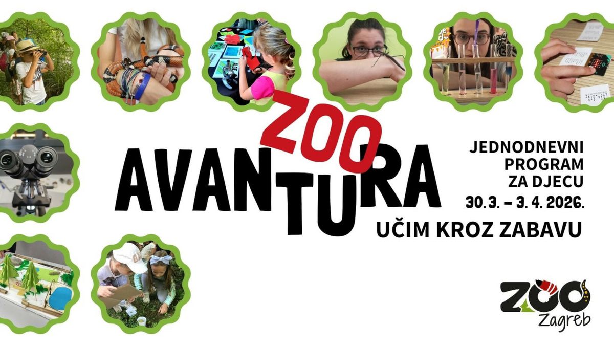 Školarce tijekom uskrsnih praznika očekuje Zoo avantura - 2