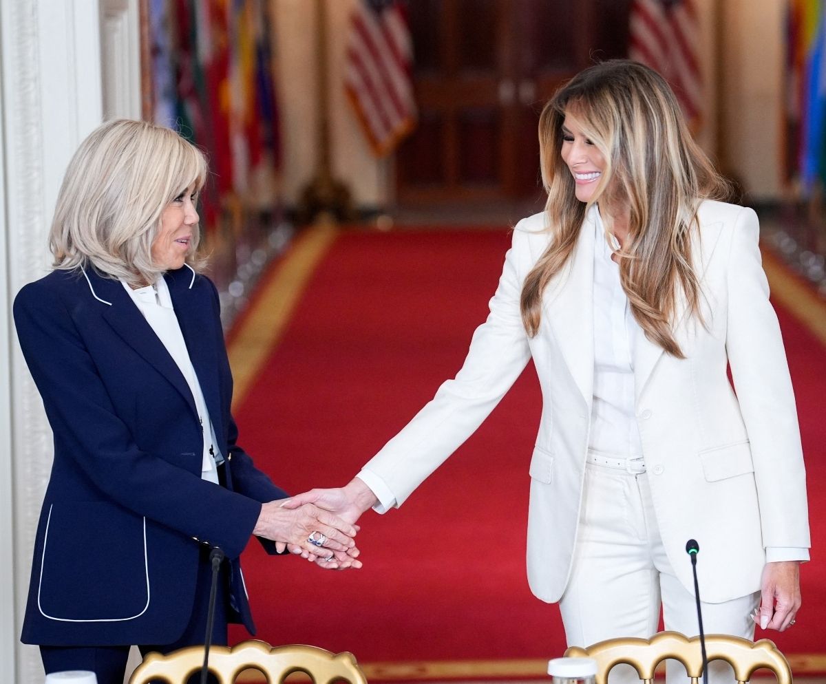 Melania Trump i Brigitte Macron na summitu Fostering the Future Together Global Coalition 2026.