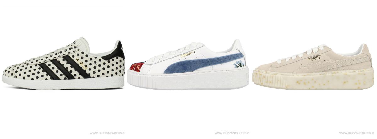 GAZELLE W, Buzz Sneakers, 749 kn; PUMA Platform Hyper Emb Wn\'s, Buzz Sneakers, 919 kn; Suede Platform Celebrate Wn\'s, Buzz Sneakers, 849 kn
