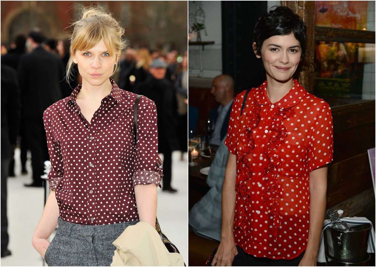 Clemence Poesy i Audrey Tautou također vole točkasti uzorak