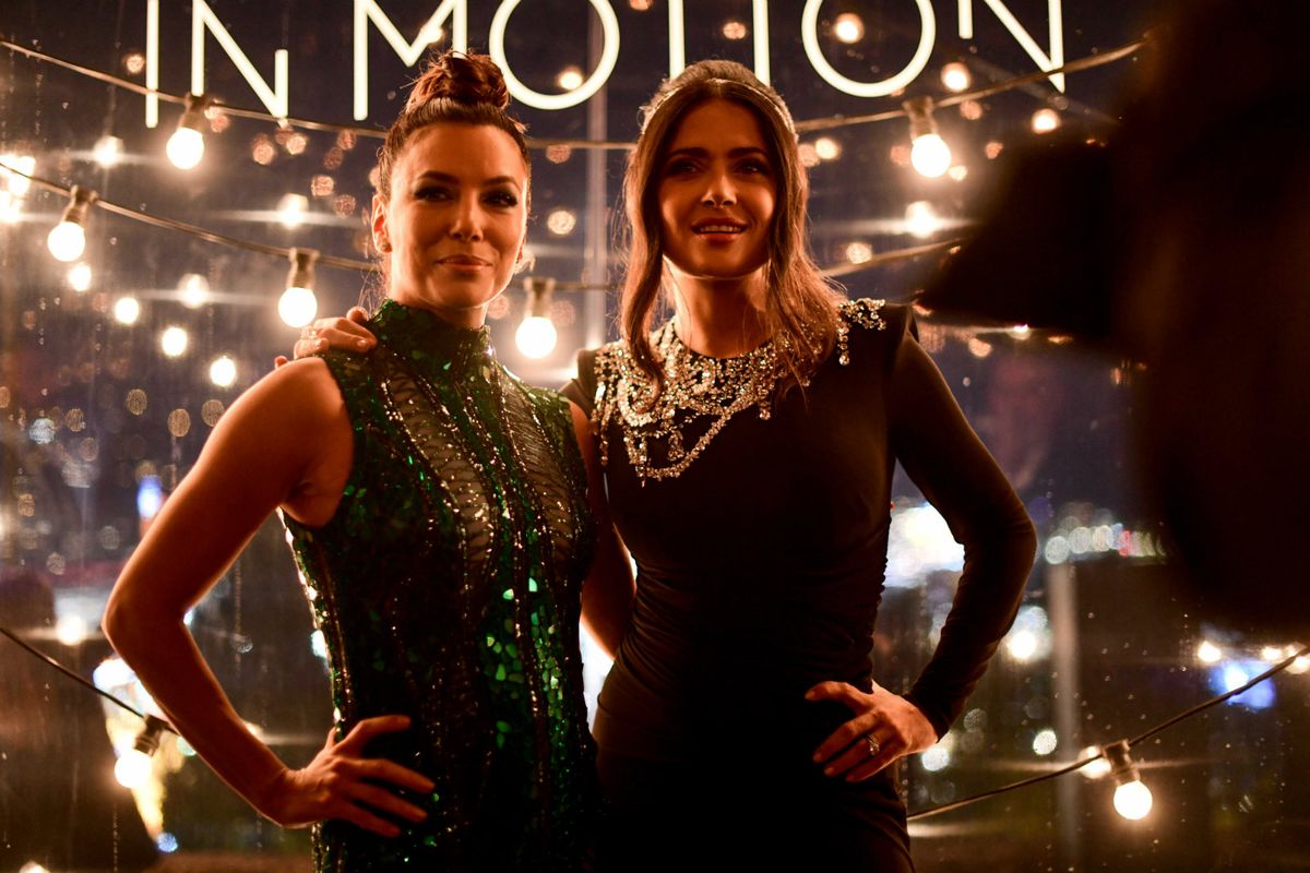 Eva Longoria i Salma Hayek na zabavi koncerna Kering