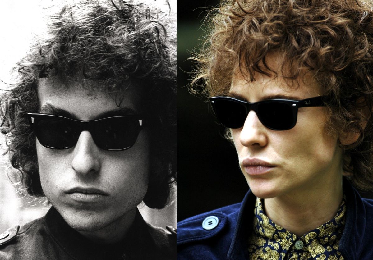 Bob Dylan u mladim danima i Cate Blanchett u ulozi Boba Dylana