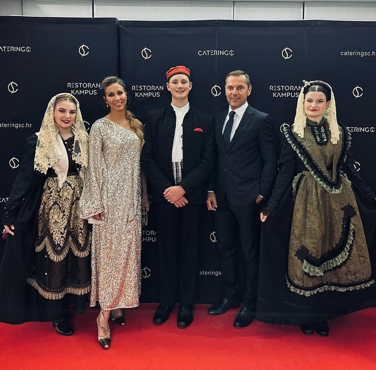 Ana Gruica Uglešić sa suprugom Boranom Uglešićem na dobrotvornoj večeri 'Zagrljaj nade' u Splitu