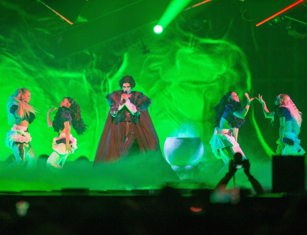 Marko Bošnjak na generalnoj probi prve polufinalne večeri Eurosonga 2025.