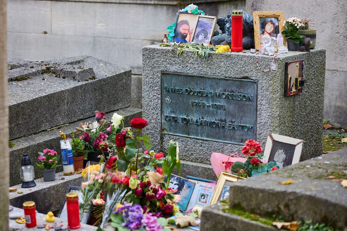 Grob Jima Morrisona na pariškom groblju Père-Lachaise