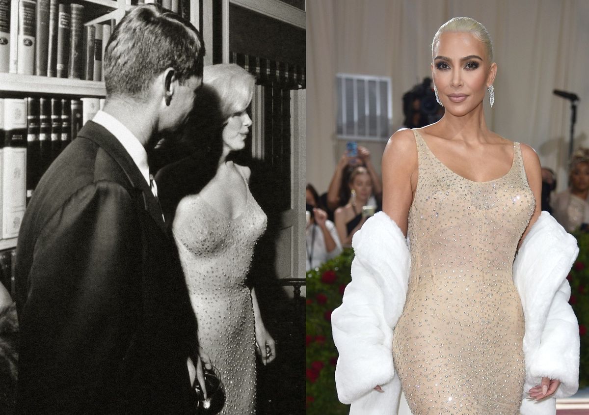 Marilyn Monroe 1962. u haljini Jeana Louisa i Kim Kardashian 2022. godine