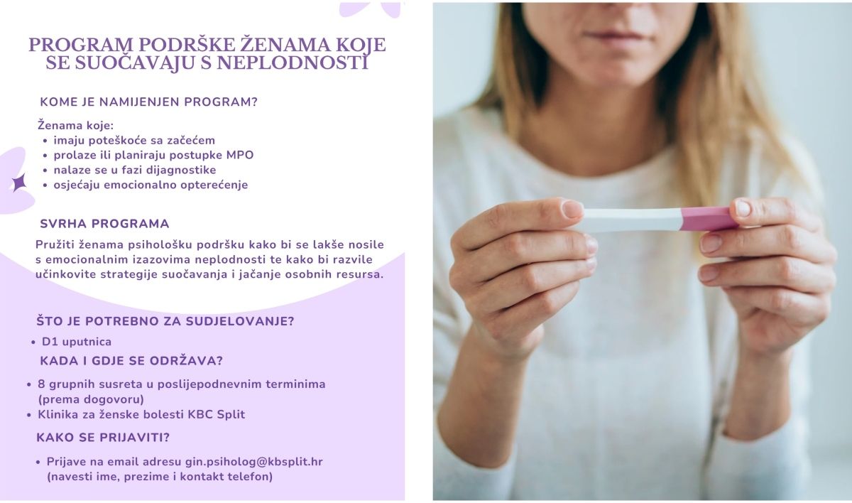 KBC Split uvodi strukturiranu i stručno vođenu psihološku podršku
