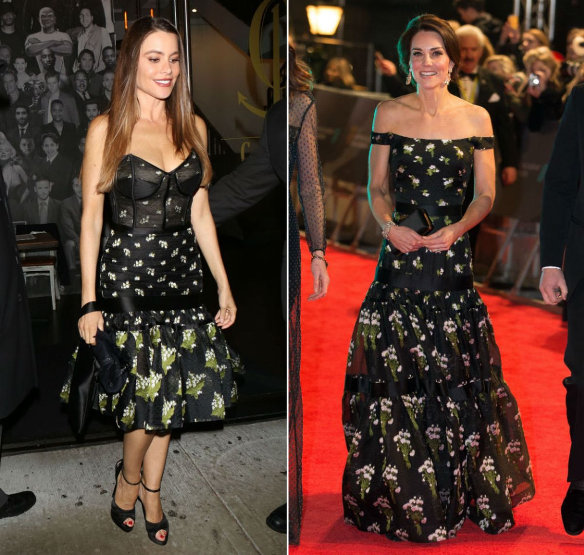 Sofia Vergara u kraćoj verziji haljine kakvu je nosila i Catherine Middleton - 1