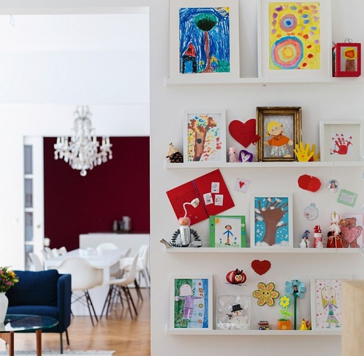 Pravilno posloženi radovi mogu biti ukras i u dnevnoj sobi