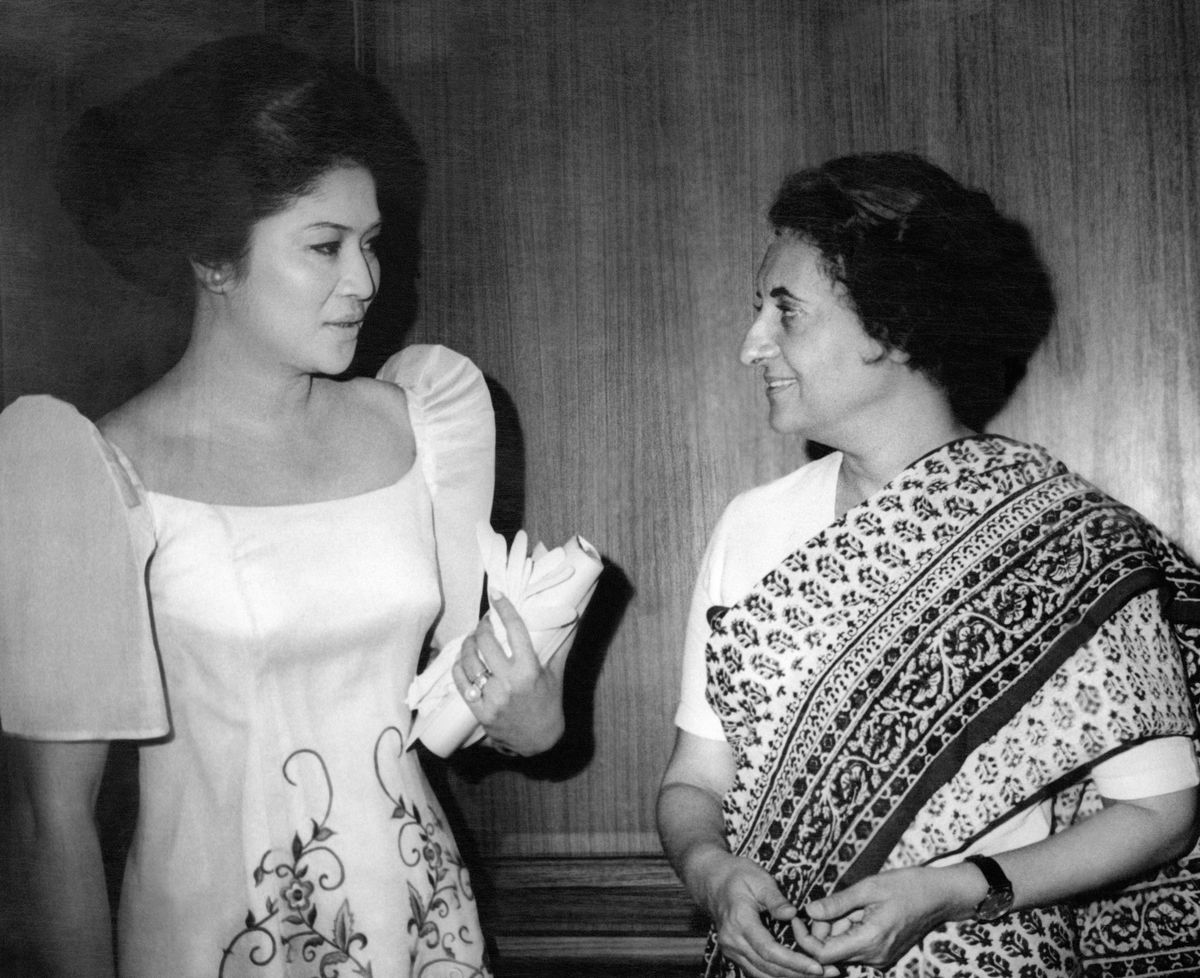 Imelda Marcos, prva dama Filipina i Indira Gandhi