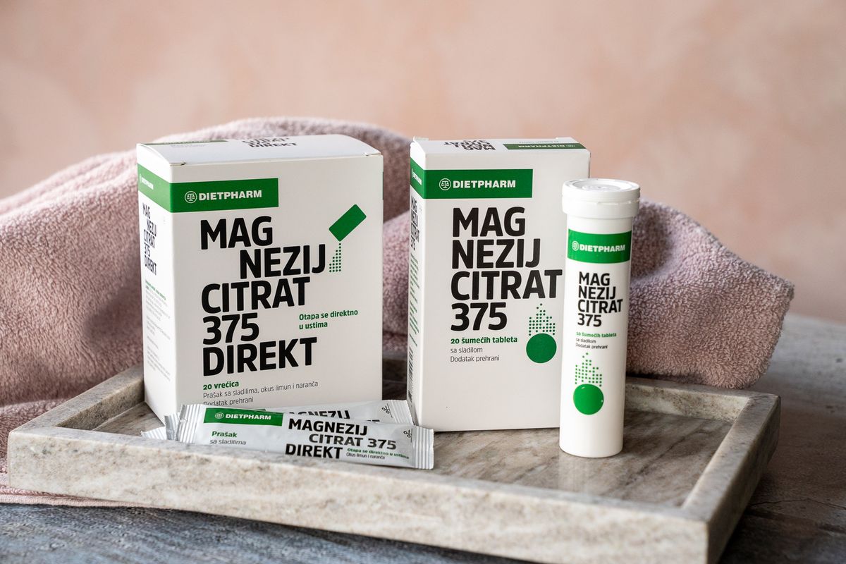 Dietpharm Magnezij Malat 400 i Dietpharm Magnezij Citrat 375