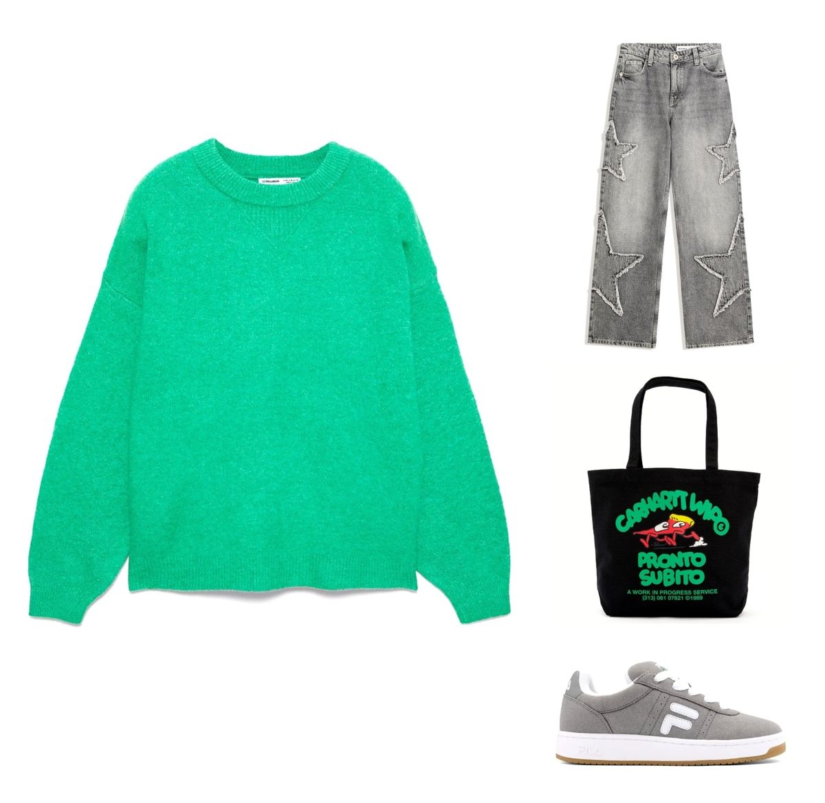 Ležerna kombinacija s puloverom