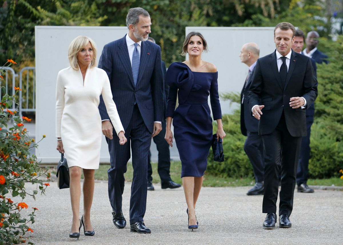 Brigitte Macron, kralj Felipe, kraljica Letizia i Emmanuel Macron