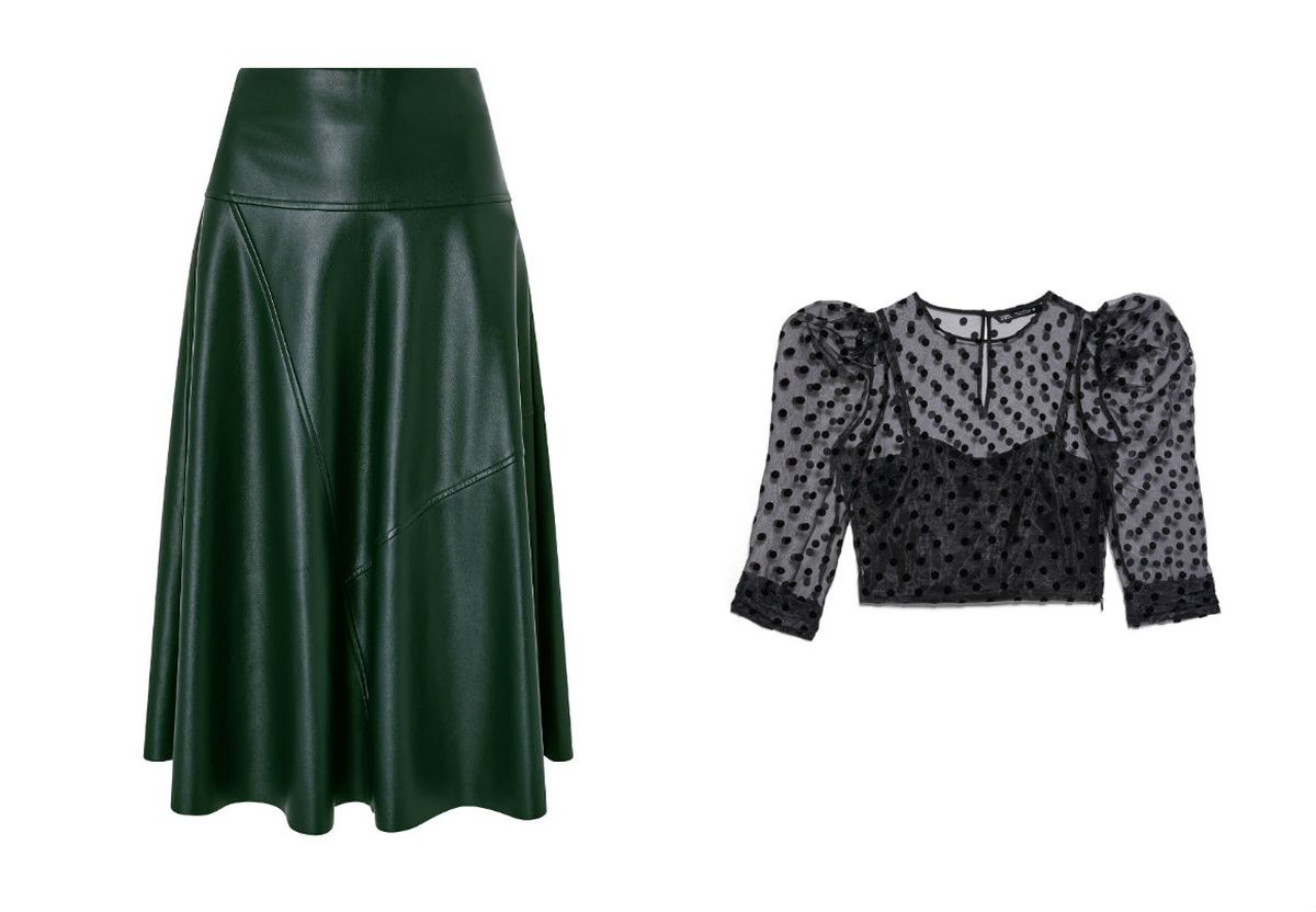 Suknja Monsoon (650 kuna), top Zara (199 kuna)