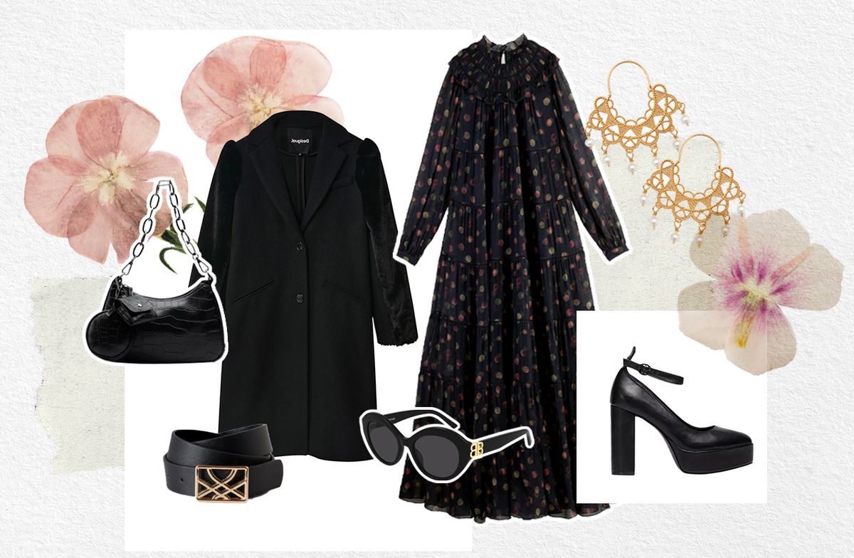 Haljina- Scotch&Soda; Kaput- Desigual, Remen- Benneton; Cipele- CCC; Naočale - Optika Anda; Torba- CCC, Naušnice- Zaks