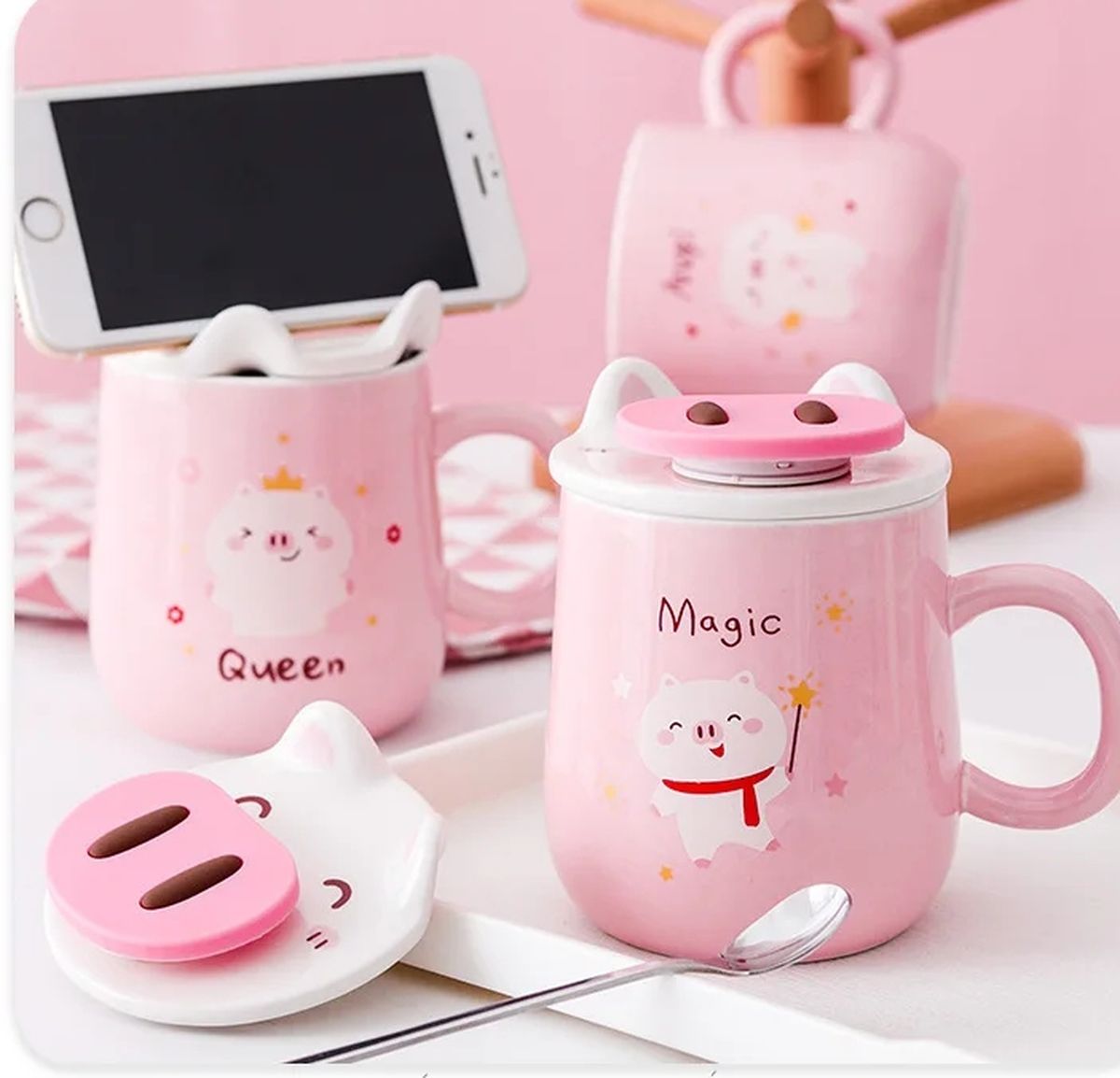 Šalica sa stalkom za mobitel