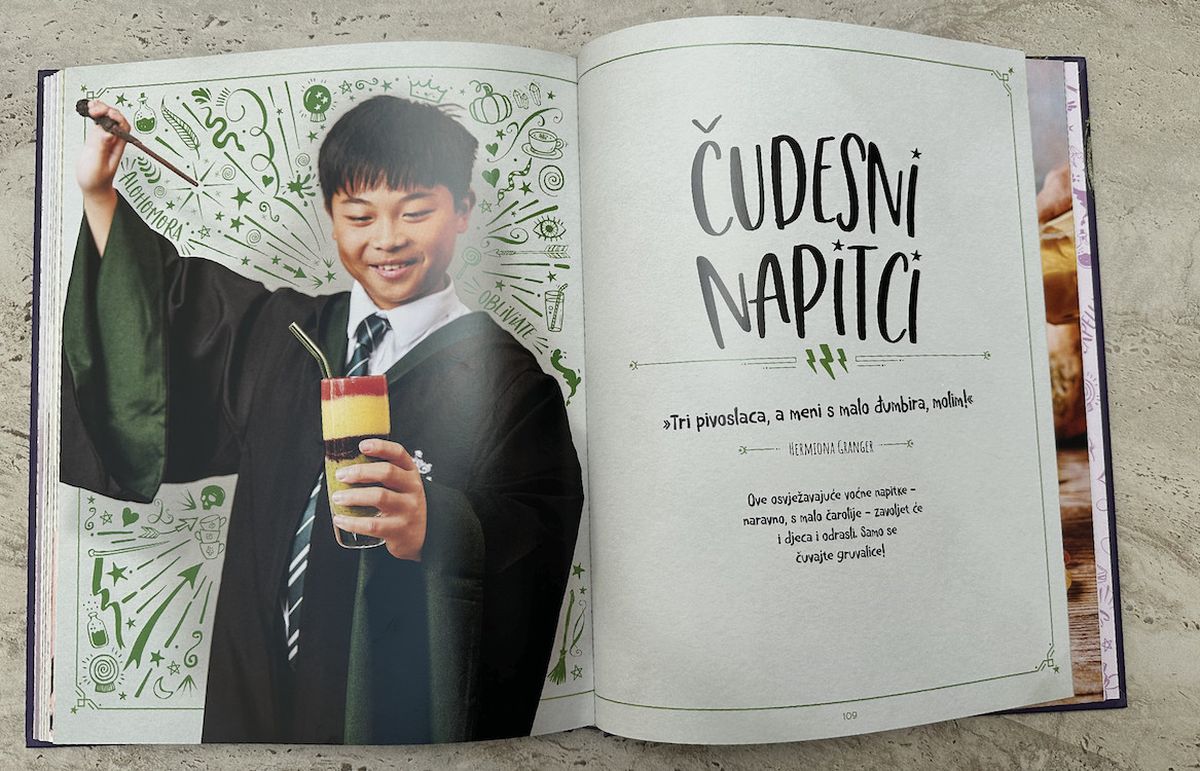 Kuharica sadržava recepte za 12 predjela, 16 glavnih jela, 10 slastica i pet napitaka - 2