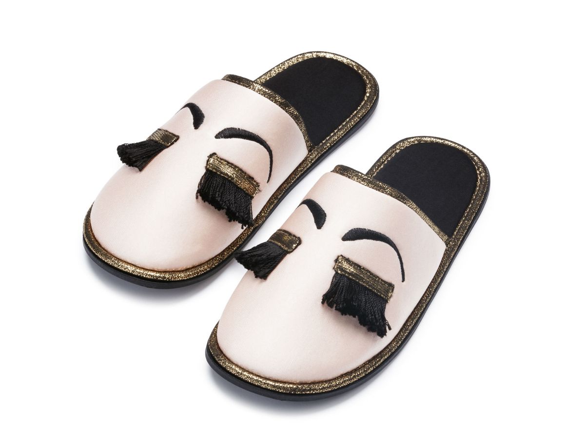 Papuče s trepavicama