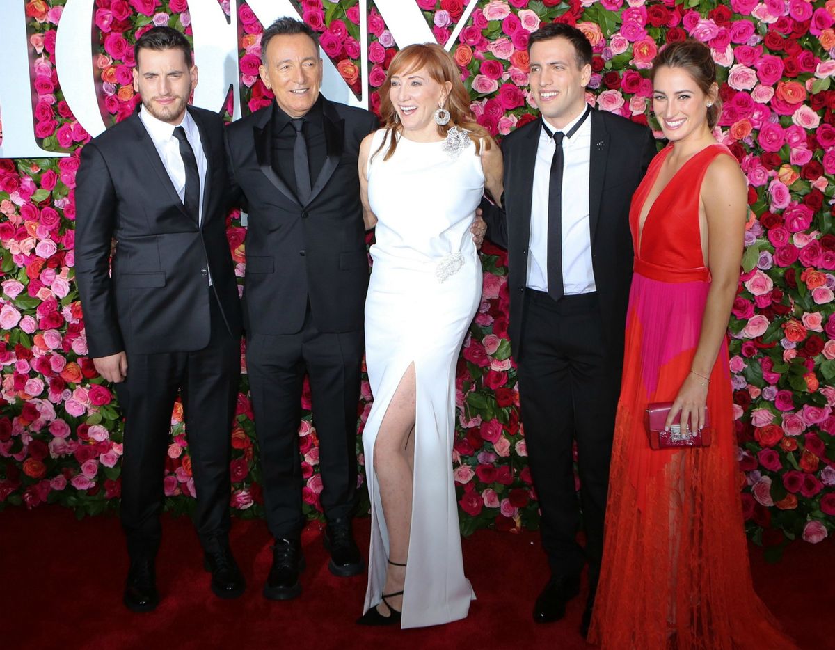 Sam, Bruce, Patty, Evan i Jessica Springsteen