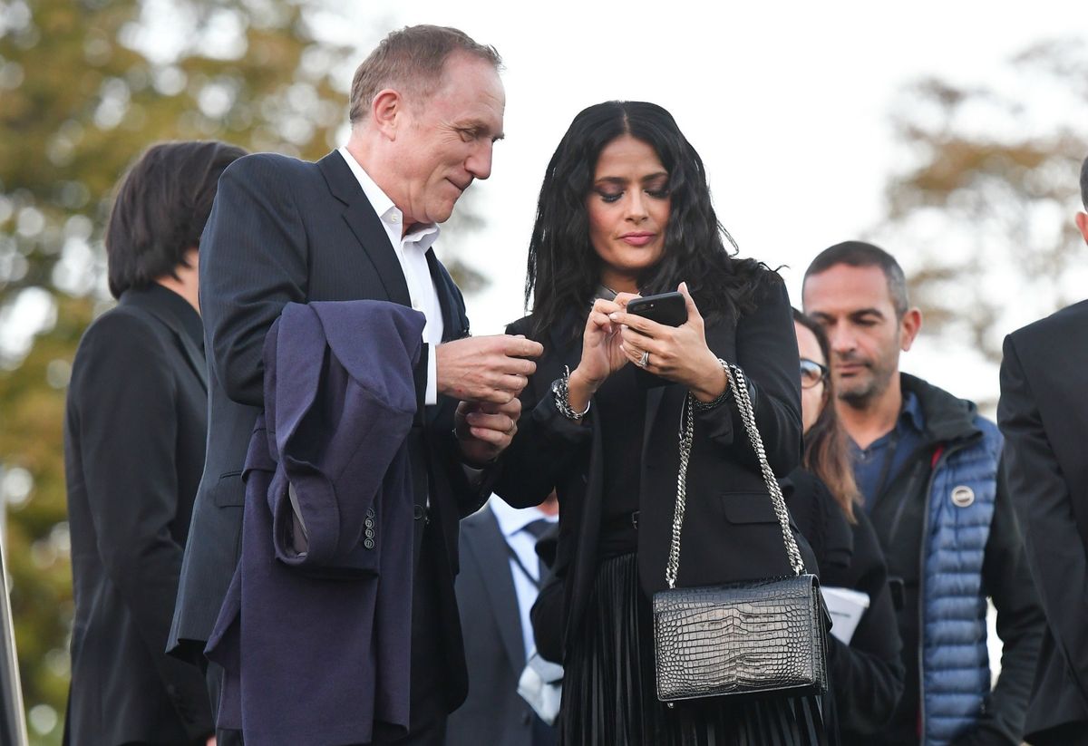 Salma Hayek na reviji modne kuće Saint Laurent