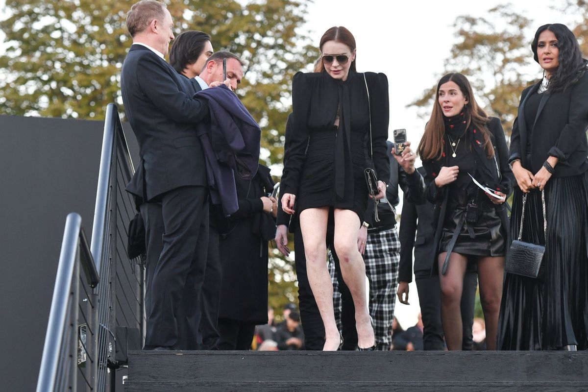 Salma Hayek na reviji modne kuće Saint Laurent