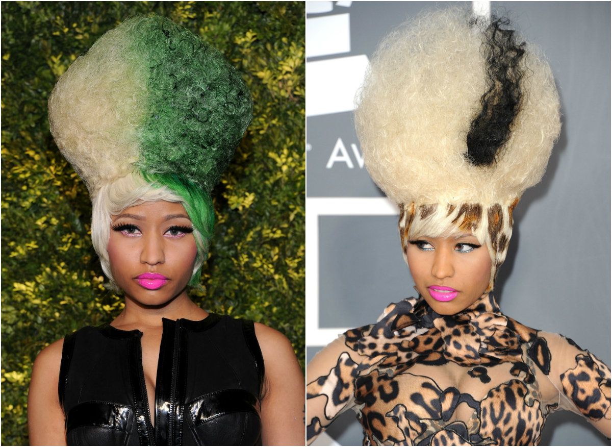 Instalacije na glavi Nicki Minaj