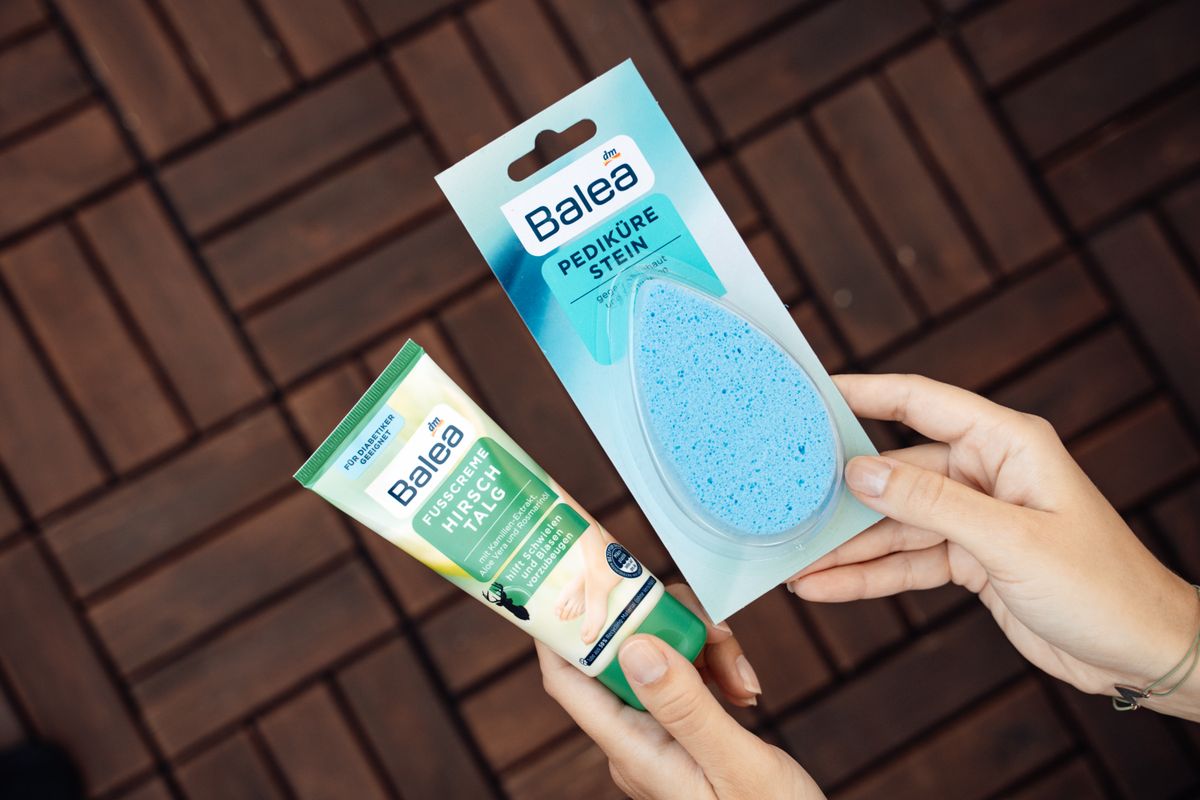 Balea kamen za pedikuru i Balea krema za stopala