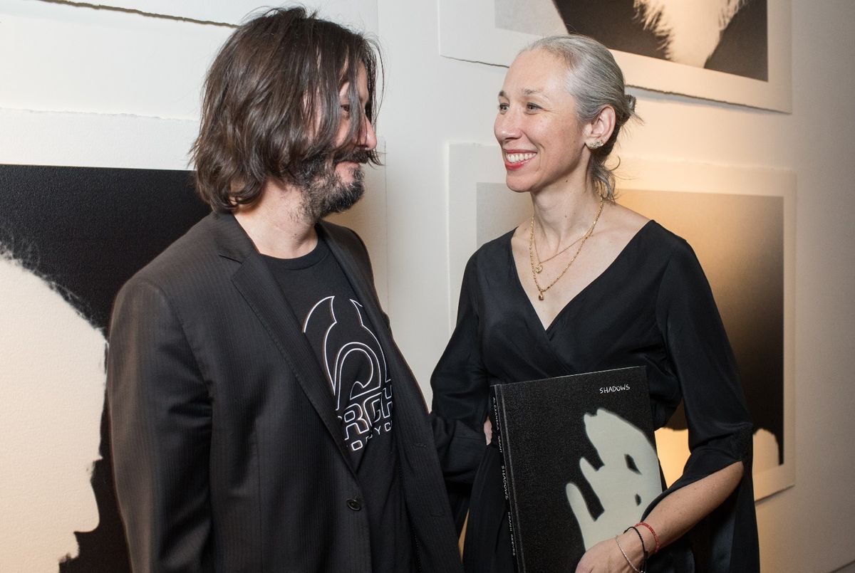 Keanu Reeves i Alexandra Grant 2017.