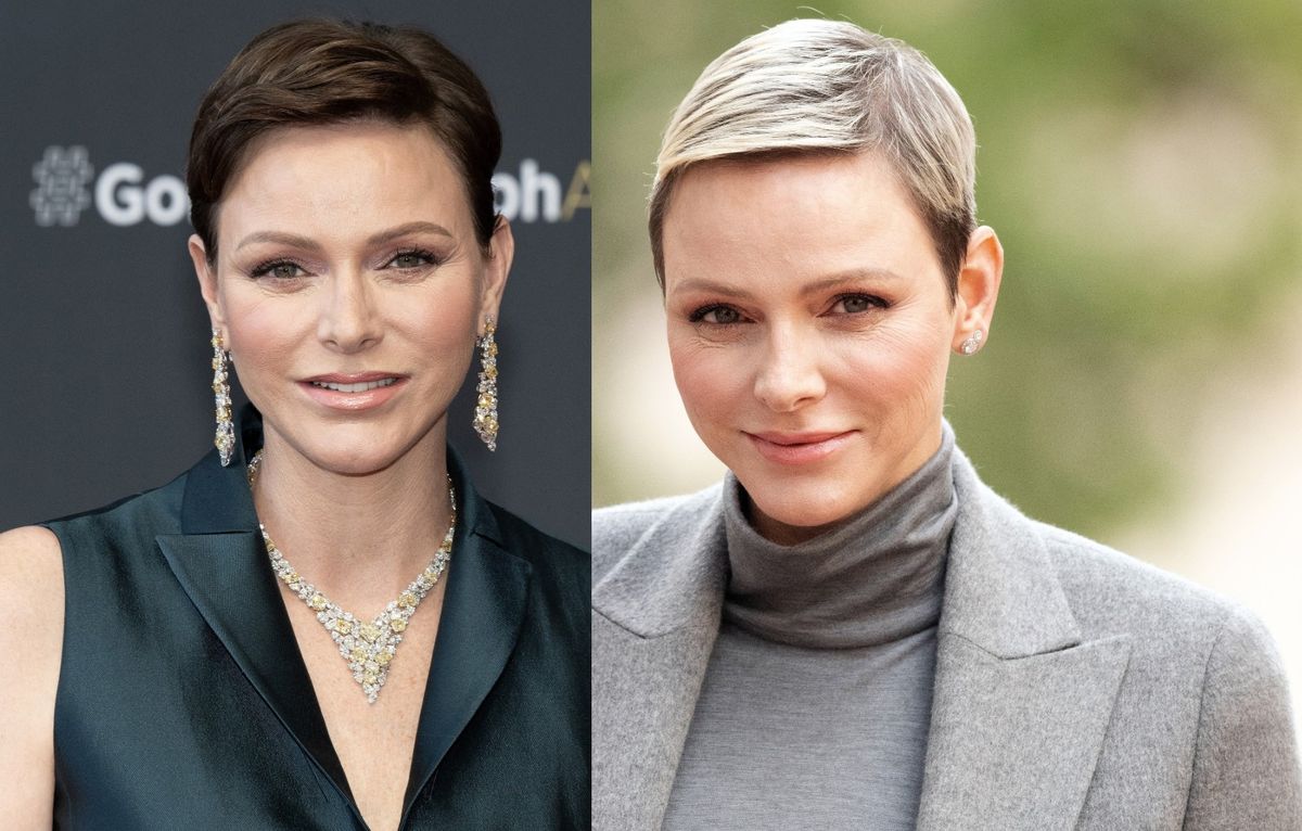 Monaška princeza Charlene kao brineta i plavuša