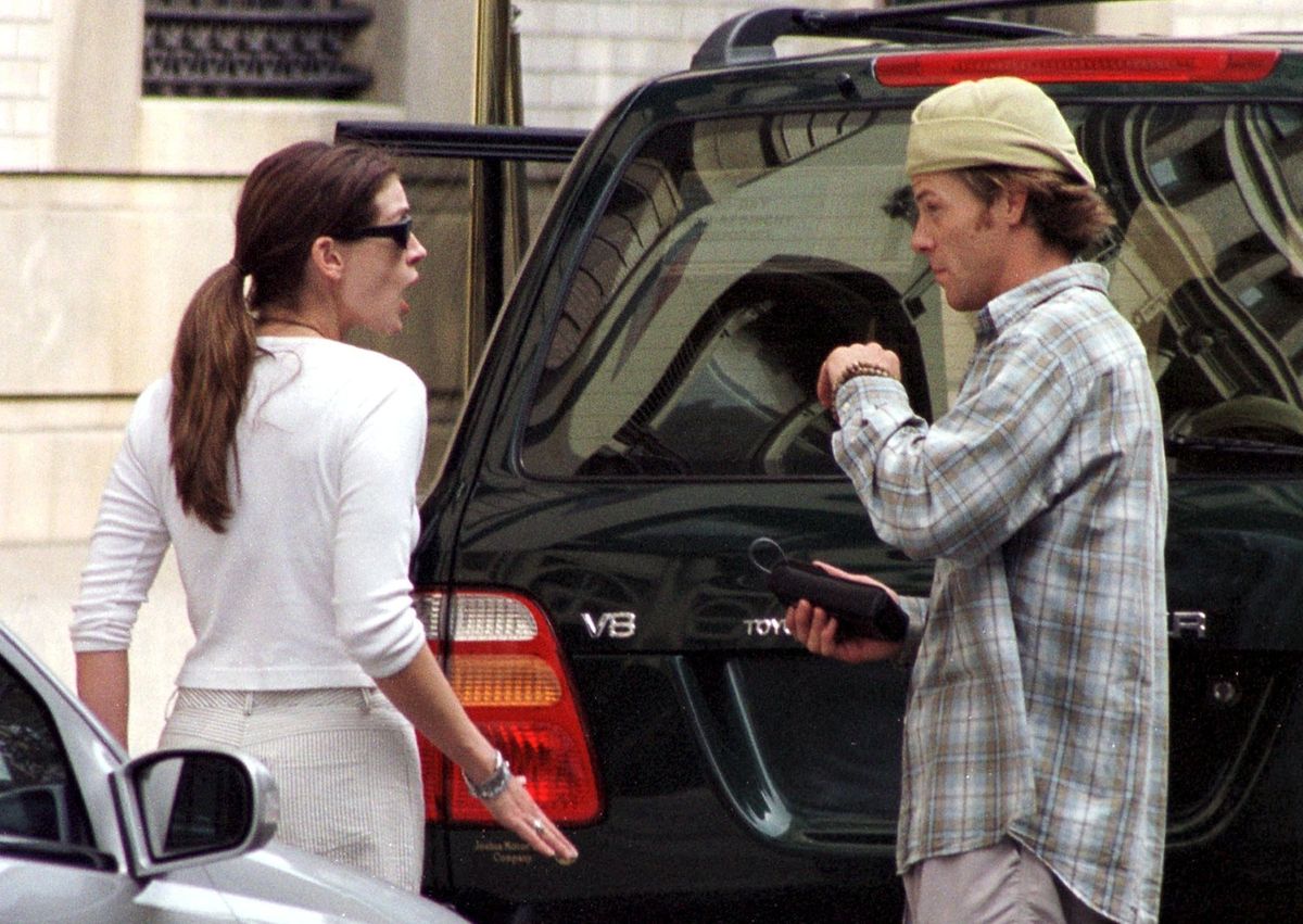 Julia Roberts i Danny Moder 2002. godine, nekoliko mjeseci nakon tajnog vjenčanja