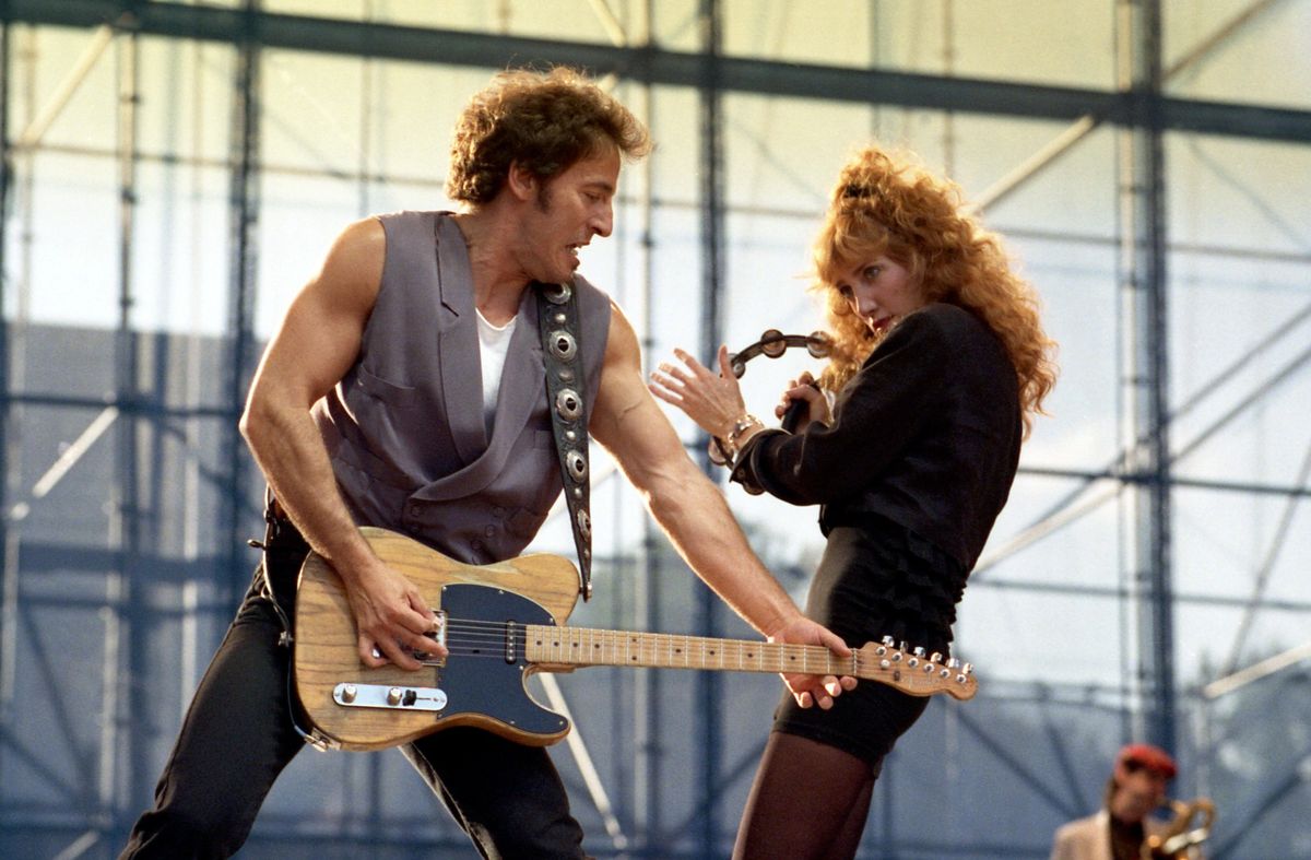 Bruce Springsteen i Patti Scialfa 1988.