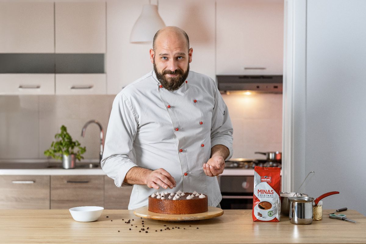 Torta od karamelizirane kave s narančom i hrskavcima by Luka Sopta