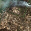 Satelitske snimke nuklearne elektrane Zaporižja - 1