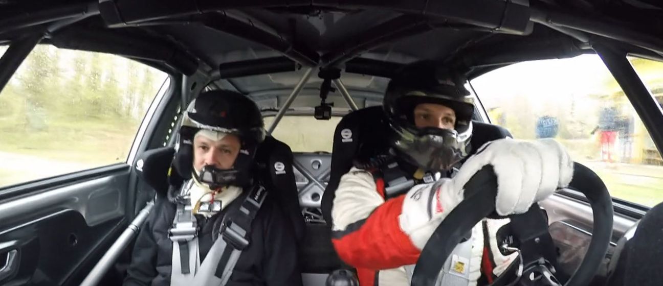 Ivan Forjan i vozač rallyja Viliam Prodan
