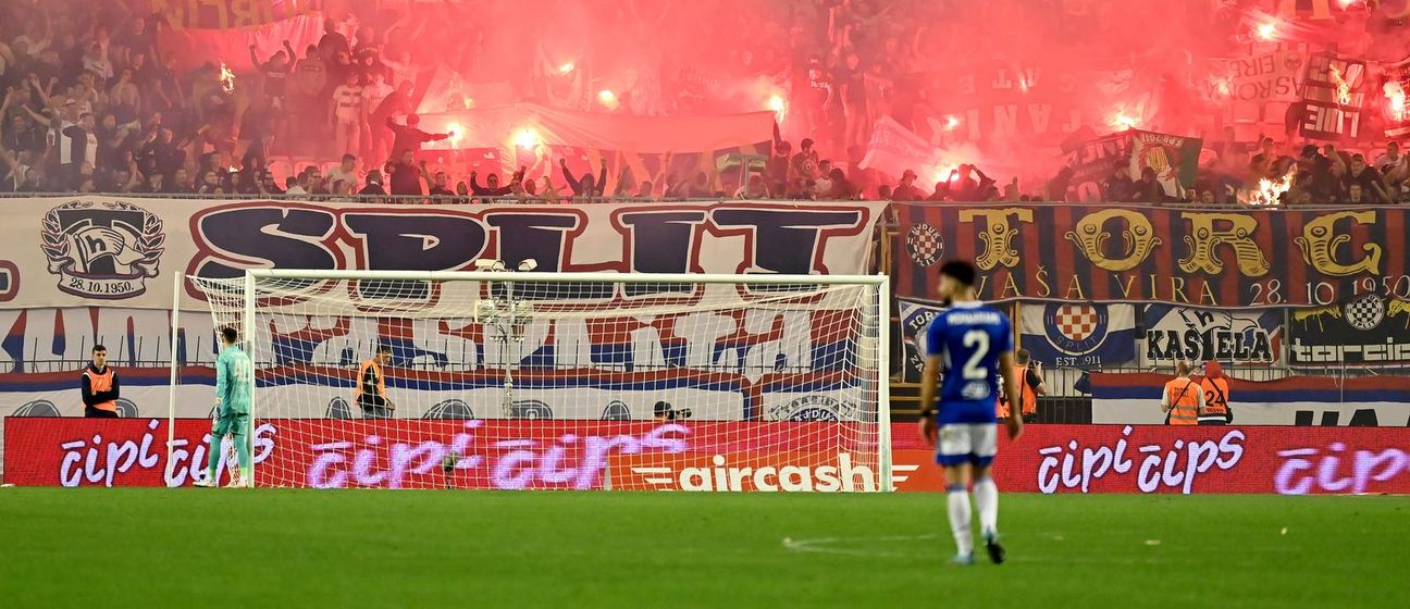 Derbi Hajduka i Dinama na Poljudu