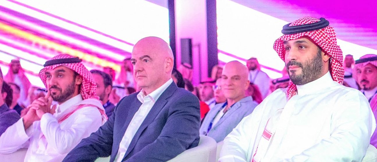 Gianni Infantino i Mohammed bin Salman