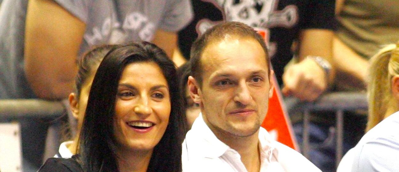 Igor Rakočević sa suprugom 2013. godine