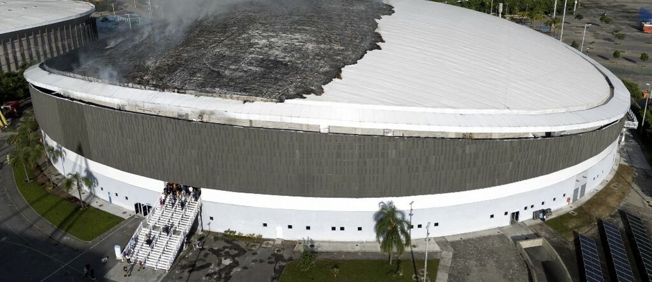 Brazilski Velodrom u požaru