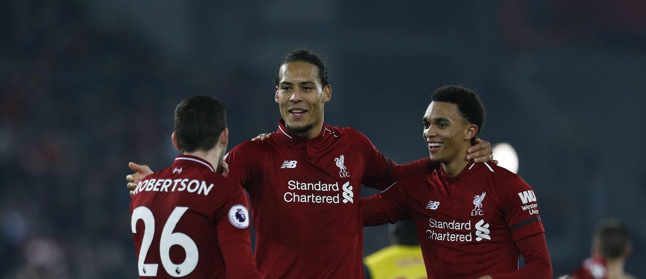 Andy Robertson, Virgil van Dijk i Trent Alexander-Arnold
