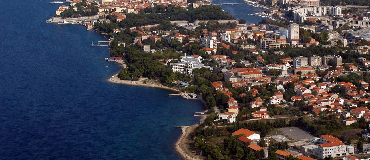 Zadar, pogled odozgo
