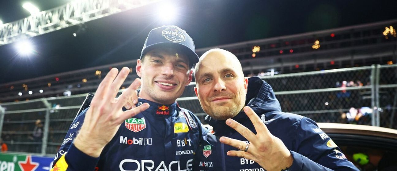 Gianpiero Lambiase i Max Verstappen