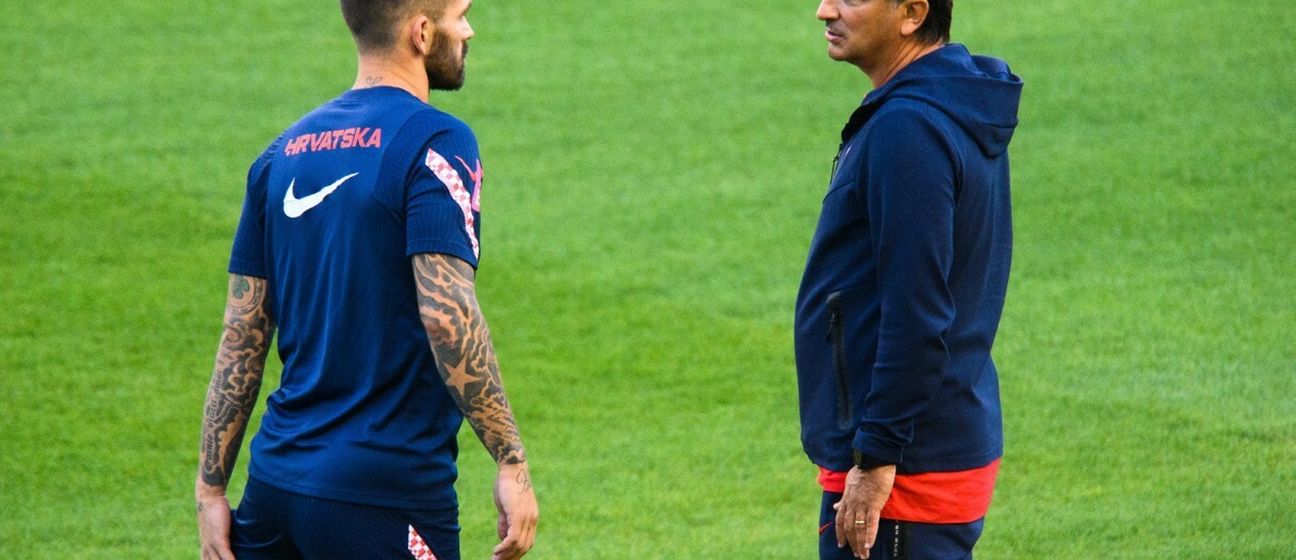 Marko Livaja i Zlatko Dalić