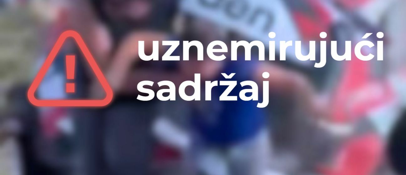 Nesreća na reliju, uznemirujući sadržaj