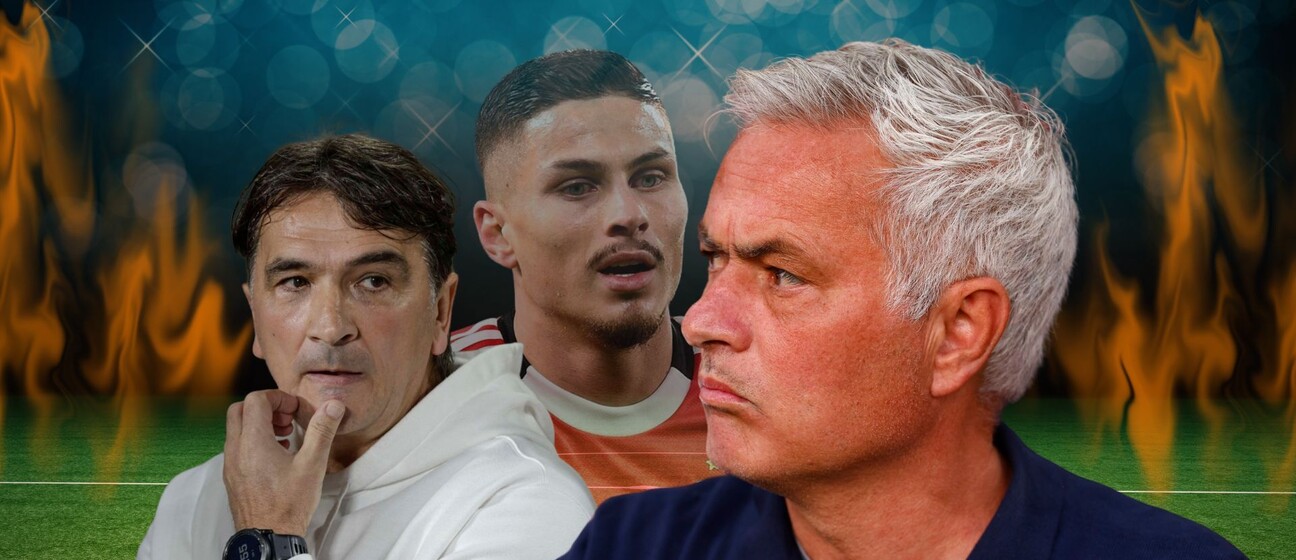 Jose Mourinho, Franjo Ivanović i Zlatko Dalić