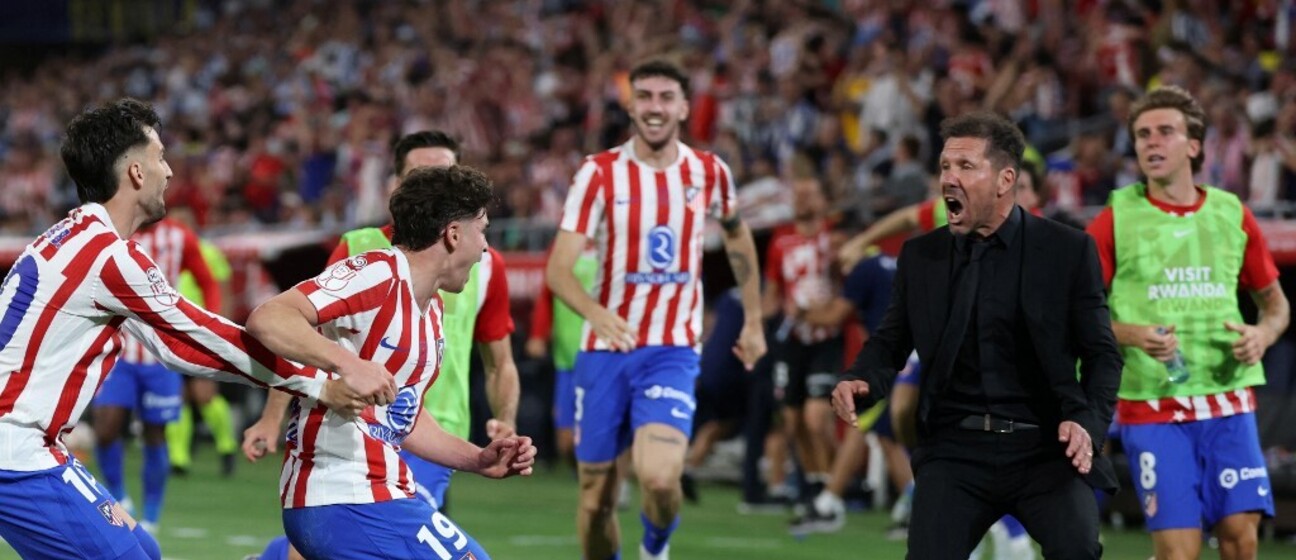 Diego Simeone i igrači Atletico Madrida